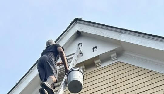 painting soffit and fascia